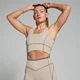 MP Damen Tempo Contrast Texture Sport-BH – Kaschmir