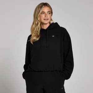 MP Damen Fleece-Kapuzenpulli – Schwarz - Size S