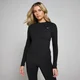 MP Damen Tempo Good Body Fit Langarm-Oberteil – Schwarz