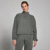 MP Damen Fleece mit 1/4-Reißverschluss und Trichterkragen – Gunmetal