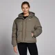 MP Damen Kurze Steppjacke – Espresso