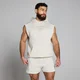 MP Herren Origin Washed Ärmelloser Kapuzenpulli mit Grafik – Hellgrau