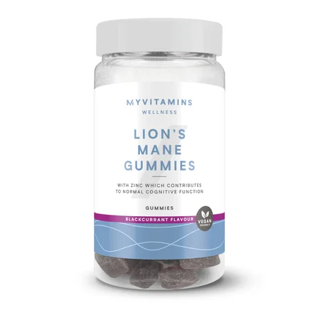 Vitalpilz-Fruchtgummis - 60Gummibärchen - Lion's Mane (Focus) - Blackcurrant