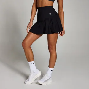 MP Damen Tempo Plissee-Tennisskort – Schwarz - Size XS