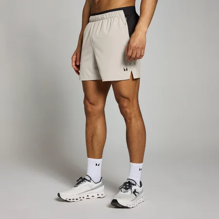 MP Herren 13 cm Gewebte Trainingsshorts – Taubengrau