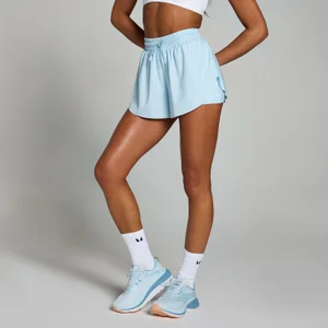MP Damen 2-in-1 Floaty Shorts – Babyblau - Size XXL