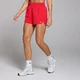 MP Damen Active Gewebte Shorts mit Taschen – Karminrot