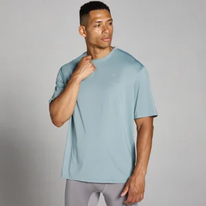 MP Herren Tempo Oversize-Netz-Trainings-T-Shirt – Blei - Size S