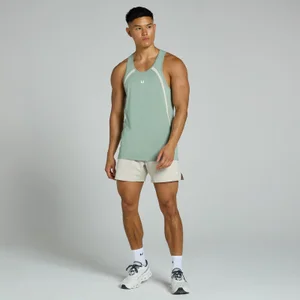 MP Herren Tempo Panel Stringer-Top – Hellgrün - Size S