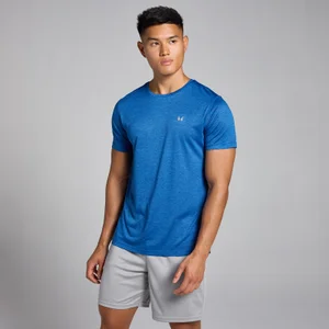 MP Herren Tempo meliertes T-Shirt – Echtes Blau - Size XS