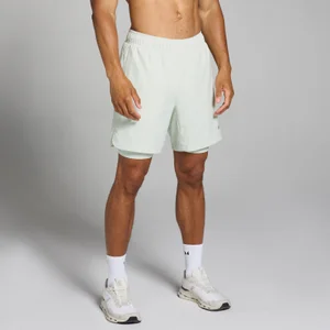 MP Herren Training 2-in-1-Shorts – Misty Green - Size XS