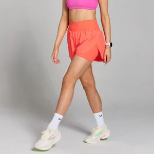 MP Damen Velocity Plissee-Laufshorts – Bernstein - Size XL