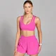 MP Damen Tempo doppellagiger Sport-BH – Violett-Pink