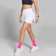 MP Damen Velocity Plissee-Laufshorts – Weiß