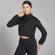 MP Damen Velocity Slim Fit Crop-Windbreaker für Damen – Schwarz
