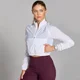 MP Damen Velocity Slim Fit Crop-Windbreaker für Damen – Weiß