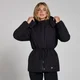 MP Damen Kurze Jacke mit verstellbarem Bund – Schwarz