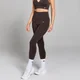 MP Damen Tempo Nahtlose Scrunch-Leggings – Schokolade