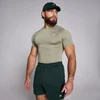 MP Herren Training Kurzarm-Baselayer — Dunkles Salbeigrün