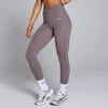 MP Damen Tempo Leggings mit geraffter Vorderseite – Mokka