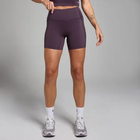 MP Damen Active Radlerhose mit Taschen – Dunkles Lila