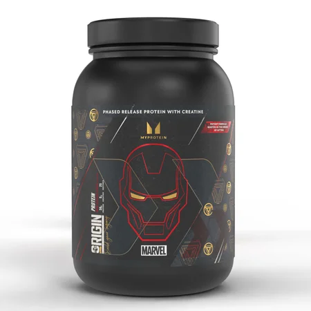 Origin Protein – Iron Man – Red Velvet Cake | MARVEL