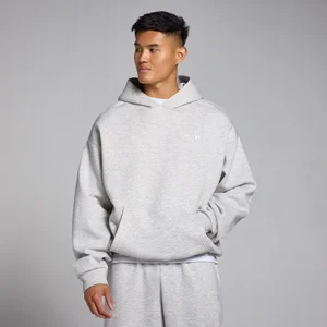 MP Herren Rest Day Oversized Kapuzenpulli – Hellgrau - Size M