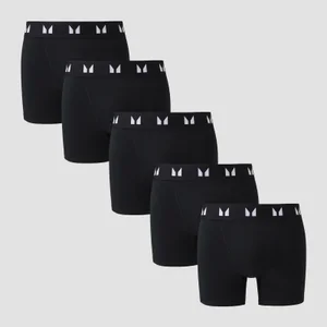 MP Herren Boxershorts, 5er-Pack – Schwarz - Size XXS