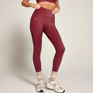 MP X Tatiana Hochglänzende Leggings mit hoher Taille – Burgunderrot - Size M