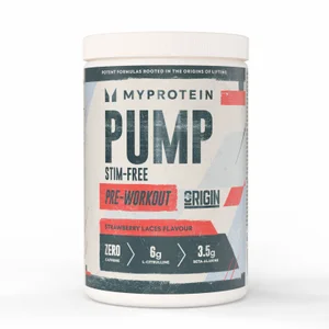 Origin Pump Pre-Workout (Stim-Free) - Flavour Strawberry Laces