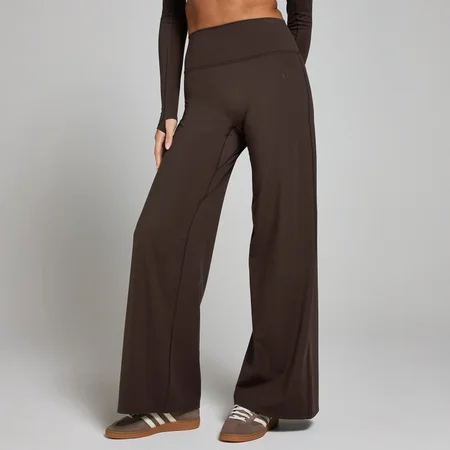 MP Damen Tempo Wide Leg Leggings - Kakao