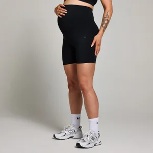 MP Damen Umstands-Radlerhose Über dem Babybauch – Schwarz - Size M