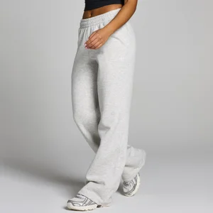 MP Damen Basics Jogginghose mit langer Passform und geradem Bein – Hellgrau - Size L