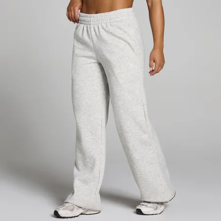 MP Damen Basics Jogginghose mit zierlicher Passform und geradem Bein – Hellgrau