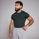 MP Herren Origin geripptes T-Shirt in Muskelpassform – Verwaschenes Schwarz