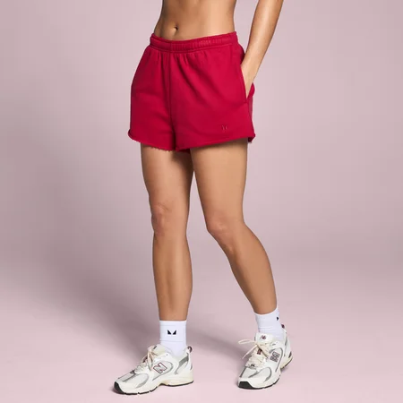 MP Damen Lifestyle Sweatshorts - Rosenrot