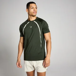 MP Herren Tempo Panel T-Shirt - Waldgrün - Size XXXL