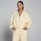 MP Damen Lightweight Loopback Zip Through Hoodie - Butter