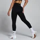 MP Damen Lift Seamless Scrunch Leggings - Schwarz