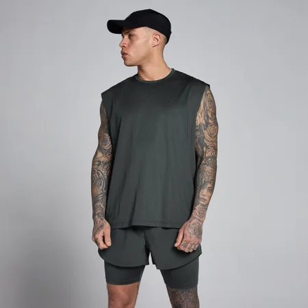 MP Herren Hybrid Oversized-Mesh-Tank – Vintage-Schwarz