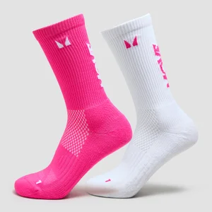 MP Move Club Laufsocken (2er-Pack) - Bonbon Rosa - Size UK 9-11