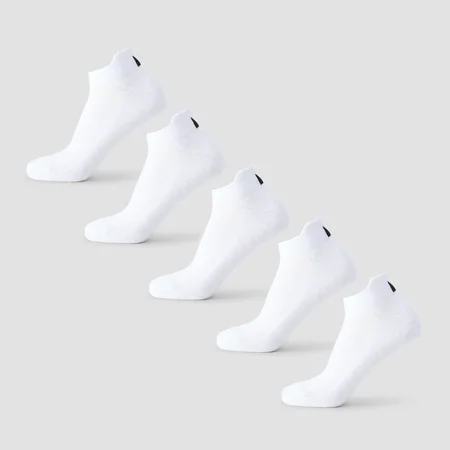 MP Unisex Sneaker-Socken (5er-Pack) - Weiß