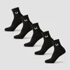 MP Unisex Knöchelsocken (5er-Pack) - Schwarz