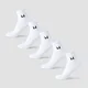 MP Unisex Knöchelsocken (5er-Pack) - Weiß