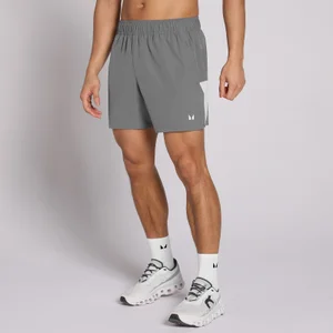MP Herren Active Training 5" Shorts mit Taschen – Stahlgrau - Size XS