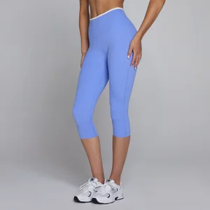 MP Damen Tempo Contrast Capri - Kornblumenblau - Size XXL