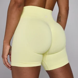MP Damen Lift Nahtlos Shorts - Zitronengelb - Size XL