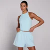 MP Damen Tempo Top mit hohem Kragen - Babyblau