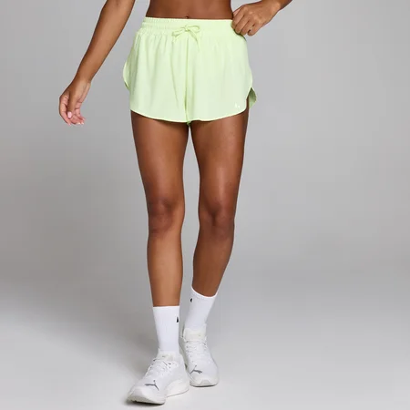 MP Damen Woven Floaty Shorts - Verwaschenes Lime