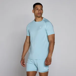 MP Herren Training Kurzarm-T-Shirt – Eisblau - Size XS